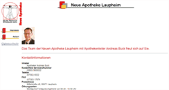 Desktop Screenshot of neue.apotheke-buck.de